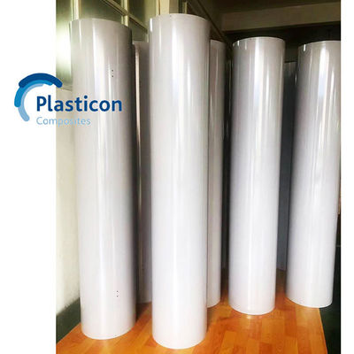 Epoxy putih memperkuat tabung serat kaca tabung isolasi listrik serat kaca
