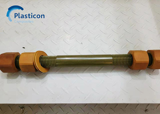 Serat Peningkatan Plastik Hex Bolt FRP Bolt Untuk Aplikasi Struktural