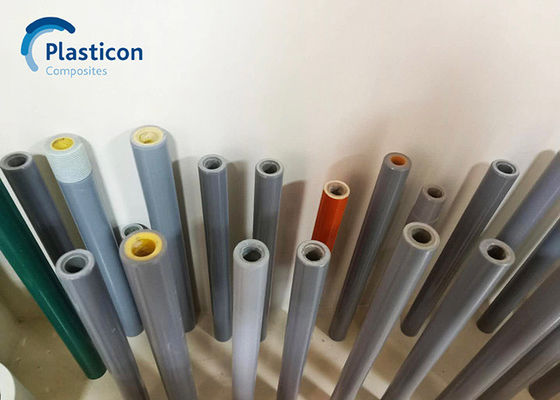 Tube Glassfiber yang disesuaikan Tube Isolasi Kawat Listrik Grey Orange