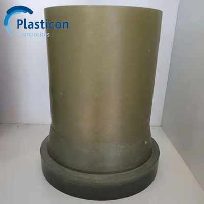 Polyester atau Vinyester Resin GRP Flange Kaca Peningkatan Plastik