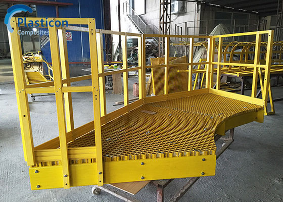 Palletized Fiberglass Walkway Grating Hot Dip Galvanized