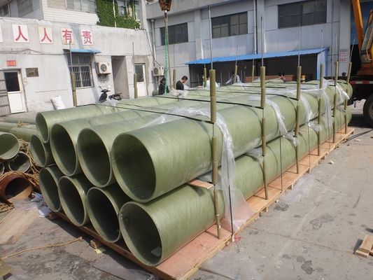 Socket Connection FRP Pipe Length 1m-12m Tekanan 50PSI-150PSI
