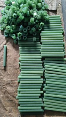Bolt Plastik Kekuatan Tinggi Bolt FRP Dengan Benang Metrik Warna Hijau