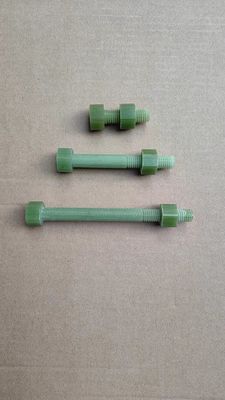 Ketahanan Cuaca FRP Bolt 100C High Temp Serat Diperkuat Plastik Bolt
