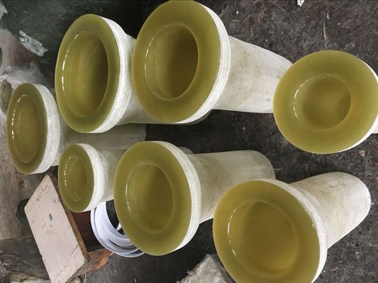 PN6-PN16 GRP Plastik Pipe Flange Dengan Stub Flange Dan Grinding