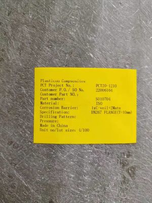 Bahan FRP Fiberglass Flanges untuk Aplikasi Industri