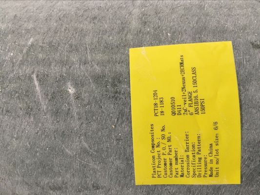 Jangkauan tekanan PN6-PN16 GRP Flange Glass Reinforced Plastic Flange GRP