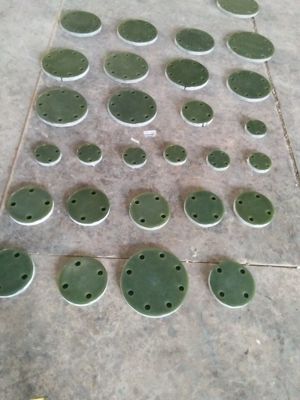 RTP-1 Fiberglass Flange Dengan EPDM Gasket Material 120 derajat Rating Suhu
