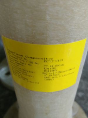 Tekanan PN16 GRP Flange Serat kaca diperkuat Plastik Frp Stub Flange