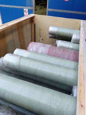 Suhu 110 derajat pipa FRP standar DIN Dengan ketebalan CLB 2mm