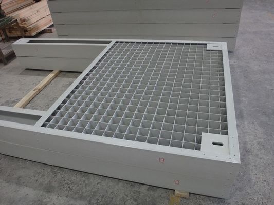 Flame Retardancy V-0 FRP Pultruded Gratings Untuk Konstruksi